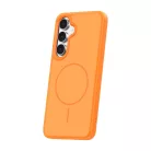 Samsung Galaxy S26 vékony mágneses tok narancssárga