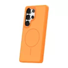 Samsung Galaxy S26 Ultra tok vékony keretes mágneses tok narancssárga