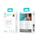 BWOO BW39 TWS futáshoz fehér Bluetooth fülhallgató
