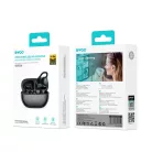 BWOO BW39 TWS Bluetooth fülhallgató futáshoz fekete