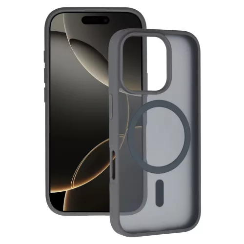 Tel Protect Aura Matte Magsafe tok iPhone 15 Pro szürke