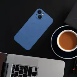   Xiaomi Redmi 15 4G/5G tok - szilikon MagSafe kompatibilis - kék