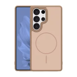 Samsung Galaxy S26 Ultra vékony mágneses tok barna