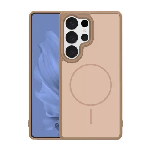 Samsung Galaxy S26 Ultra vékony mágneses tok barna