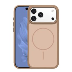 iPhone 17 Pro Max vékony mágneses barna tok