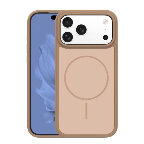iPhone 17 Pro Max vékony mágneses barna tok