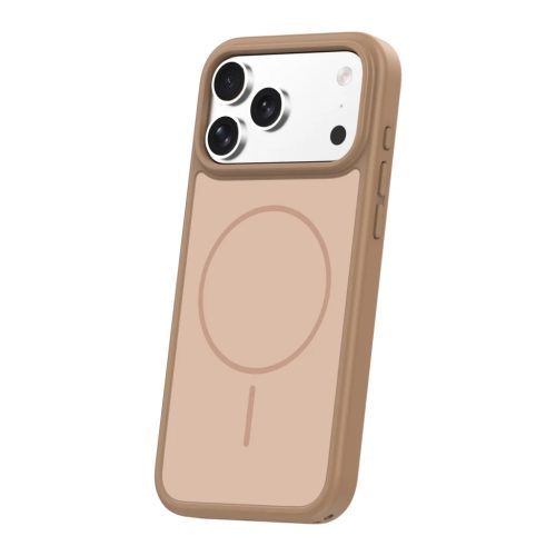 iPhone 17 Pro Max vékony mágneses barna tok