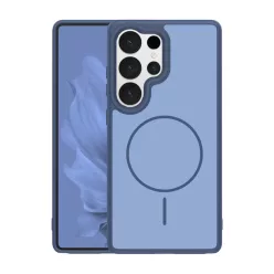   Samsung Galaxy S26 Ultra vékony keretes mágneses tok sötétkék