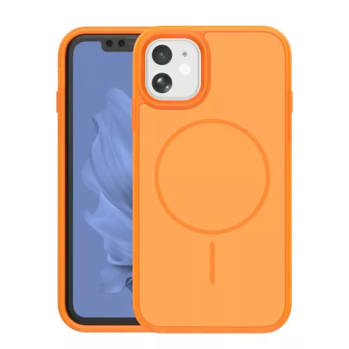 iPhone 11 Keretes Vékony Mag tok narancssárga tok