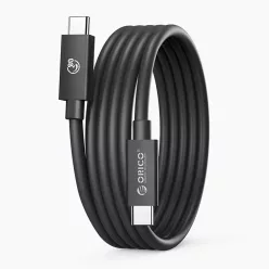   Orico USB4 Thunderbolt5 Kábel 80Gbps 240W USB-C - USB-C 1m - Fekete
