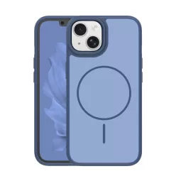 iPhone 13 tok Frame Thin Mag tok sötétkék