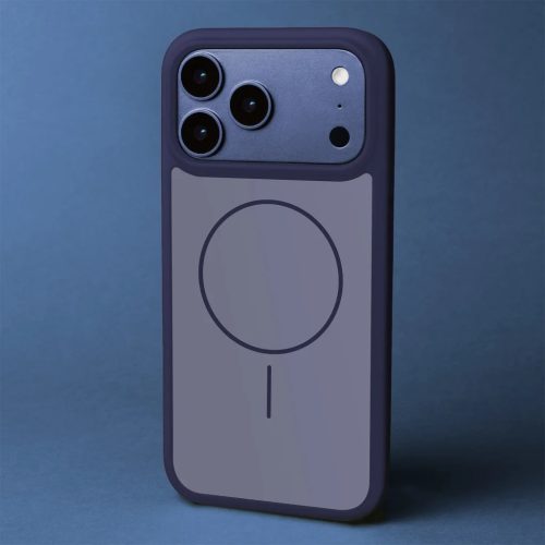 iPhone 13 tok Frame Thin Mag tok sötétkék