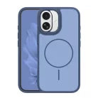 iPhone 16 tok Frame Thin Mag tok sötétkék
