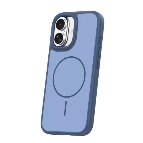 iPhone 16 tok Frame Thin Mag tok sötétkék