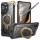 Samsung Galaxy S26 Ultra Supcase UB Grip Mag Magsafe tok Sivatagi/Czárno-Złoty