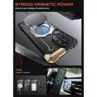 Samsung Galaxy S26 Ultra Supcase UB Grip Mag Magsafe tok Sivatagi/Czárno-Złoty