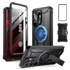   Samsung Galaxy S26 Ultra Supcase Unicorn Beetle Pro Mag Magsafe 2-set tok Fekete