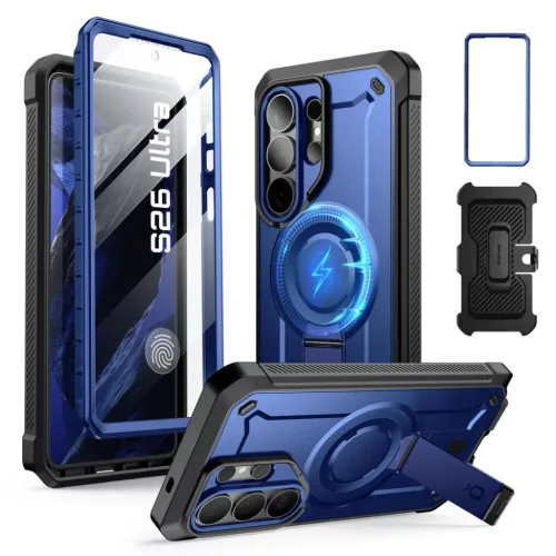 Samsung Galaxy S26 Ultra Supcase Unicorn Beetle Pro Mag Magsafe 2-set tok - Kobalt