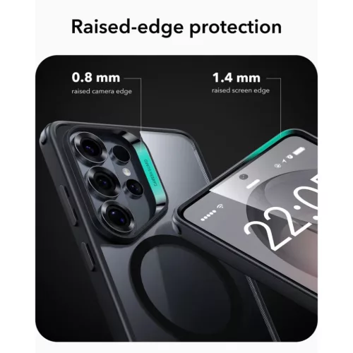 Samsung Galaxy S26 Ultra ESR Classic Hybrid Magsafe tok Átlátszó/Fekete