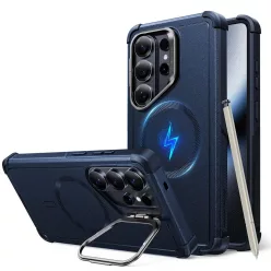   Samsung Galaxy S26 Ultra Esr Cyber Tough Kickstand Magsafe tok, Niebiesk/Néhányosszevissza