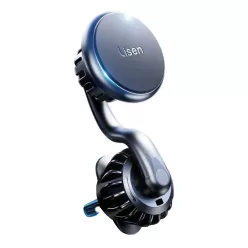   Lisen Autós Töltő (YL0222060002) - MagSafe, Légbefúvóhoz, Univerzális, Több szöges beállítás, Biztonságos illeszkedés, N52 mágnesek - Fekete