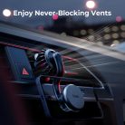 Lisen Autós Töltő (YL0222060002) - MagSafe, Légbefúvóhoz, Univerzális, Több szöges beállítás, Biztonságos illeszkedés, N52 mágnesek - Fekete