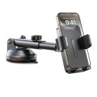 Lisen Autós tartó 2E781 (YL0424040008) - műszerfalra, szellőzőrácsra, szélvédőre, univerzális, állítható, teleszkópos kar - fekete