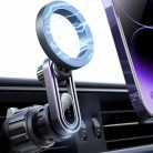 Lisen Autós Tartó (YL0222100001) - Légbefúvóra, Mágneses Rögzítés, Univerzális, Állítható, Biztonságos Illeszkedés, N52 Mágnesekkel - Fekete