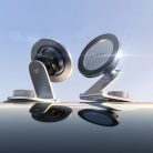 Lisen Mágneses Autós Tartó YL0223050002, műszerfalra, univerzális, állítható, biztos rögzítés, N52 mágnesek - Fekete