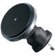 Proove - Autós tartó vezeték nélküli töltéssel Magic Circle Pro (WHMP15010001) - MagSafe, légbeömlőre, 360°, Qi2 15W, LED - Fekete