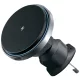 Proove - Autós tartó vezeték nélküli töltéssel Magic Circle Pro (WHMP15010001) - MagSafe, légbeömlőre, 360°, Qi2 15W, LED - Fekete