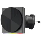 Proove - Autós tartó vezeték nélküli töltéssel Neostorm (WHNS15002003) - légkondicionáló szellőzőhöz, mágneses, Qi2, 15W, RGB, alumínium - szürke