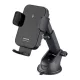 Autós tartó vezeték nélküli töltéssel Tripla Bilincs (WHTC15010001) - Proove - légbeömlőre, automatikus karokkal, 15W, 4,0"-6,9" - Fekete