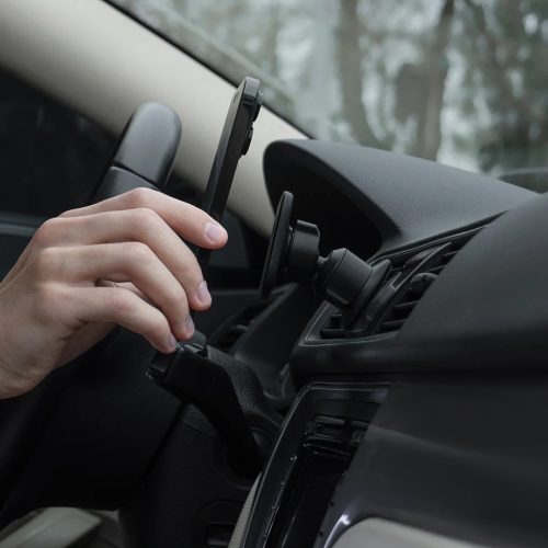 Proove - Autós tartó - Mágneses, légbefúvóhoz, szilikon bevonattal, univerzális - Fekete (CHMA00000001)