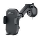 Proove Autós tartó hosszú nyéllel Plaid szélvédőre/műszerfalra, tapadókorongos, 4,7''-6,9'' telefonokhoz - Fekete