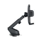 Proove Autós tartó hosszú nyéllel Plaid szélvédőre/műszerfalra, tapadókorongos, 4,7''-6,9'' telefonokhoz - Fekete