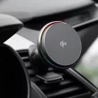 Proove - Icecore autós tartó vezeték nélküli töltéssel (WHIC15002003) - Klíma rácsra, Erős mágnes, Aktív hűtés, Qi2 15W - Fekete