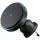 Proove - Autós tartó vezeték nélküli töltéssel Light Circle (WHLC15010001) - MagSafe, légkondicionáló rácsra, 360°, 15W, kék LED - fekete