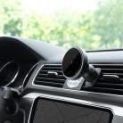 Proove - Autós tartó vezeték nélküli töltéssel Light Circle (WHLC15010001) - MagSafe, légkondicionáló rácsra, 360°, 15W, kék LED - fekete