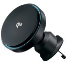 Autós tartó Proove WHLC15010002 vezeték nélküli töltéssel - szellőzőre, erős mágnesekkel, Qi2 15W - Metallic Grey