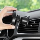 Autós tartó Proove WHLC15010002 vezeték nélküli töltéssel - szellőzőre, erős mágnesekkel, Qi2 15W - Metallic Grey