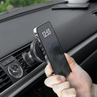 Autós tartó Proove WHLC15010002 vezeték nélküli töltéssel - szellőzőre, erős mágnesekkel, Qi2 15W - Metallic Grey