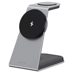   iPhone, AirPods, Apple Watch Szürke Proove - Wireless Charging Station Omni Power (WSOP15020003) - MagSafe, 3in1, 15W