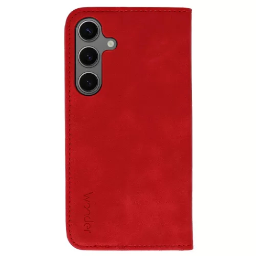 Wonder fliptok Samsung Galaxy A57 5G piros tok