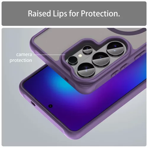Samsung Galaxy S26 Ultra Purple Techsuit - HaloFrost II MagSafe tok