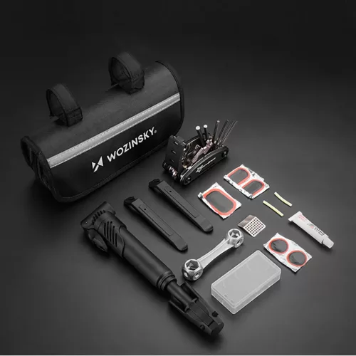 Wozinsky WMZ-01N 16 az 1-ben kerékpár multitool szerszámkészlet - Fekete