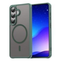   Samsung Galaxy S26 Techsuit - HaloFrost II MagSafe - Zöld tok