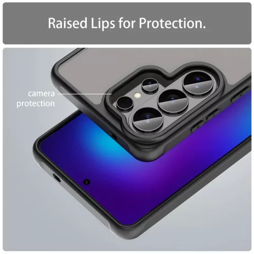 Samsung Galaxy S26 Ultra Black Techsuit - HaloFrost II MagSafe tok