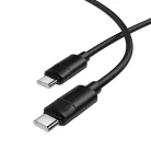 Borofone BX123 Leya kábel - Type C to Type C - PD 60W 3A 1 méter fekete