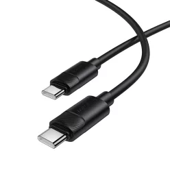   Borofone BX123 Leya kábel - Type C to Type C - PD 60W 3A 1 méter fekete